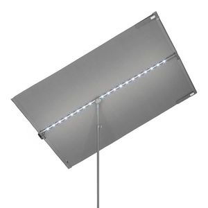 Blumfeldt Bayonne, umbrelă de soare, 130 x 180 cm, poliester, protecție UV 50, LED solar imagine