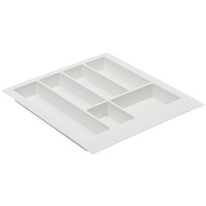 Suport organizare tacamuri Axispace, alb, pentru latime exterioara corp 500 mm, montabil in sertar de bucatarie imagine