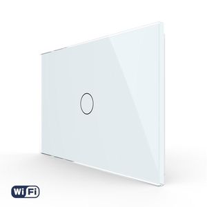 Intrerupator Simplu Wi-Fi cu Touch LIVOLO din Sticla, standard Italian – Serie Noua imagine