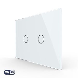 Intrerupator Dublu Wi-Fi cu Touch LIVOLO, standard Italian – Serie Noua imagine