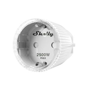 Priza Shelly Plug S, Wi-Fi, 2500 W, Monitorizare consum, Programare, Alb imagine