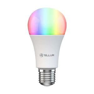 Bec LED RGB inteligent Tellur, Wi-Fi, Dimabil, E27, 9W, 820 lm imagine
