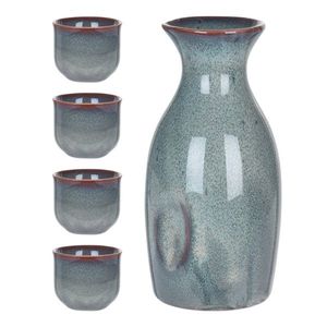 Set Sake cu 5 piese din ceramica - modele diverse imagine