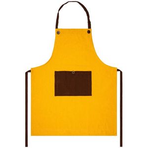 Șorț bucătărie Heda galben, 70 x 85 cm imagine