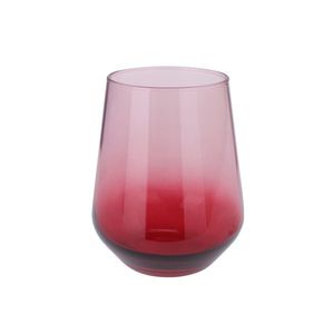 Pahar Passion din sticla rosu 11 cm imagine
