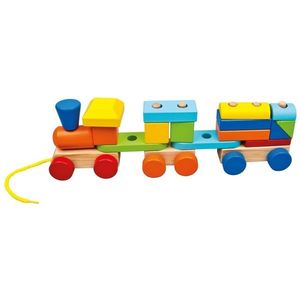 Trenuleț Bino color cu două vagoane imagine