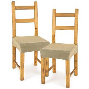 4Home Husă elastică scaun Comfort beige, 40 - 50 cm, set 2 buc imagine