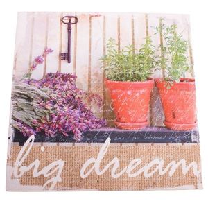 Tablou pe pânză cu lavandă Big Dream, 28 x 28 cm imagine