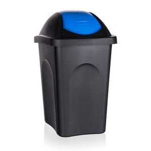 Coș de gunoi MP 30 l, capac albastru imagine