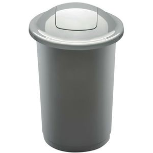 Coș de sortare deșeuri Top Bin, 50 l, argintiu imagine