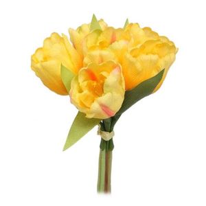 Lalele mănunchi flori artificiale, galbene imagine