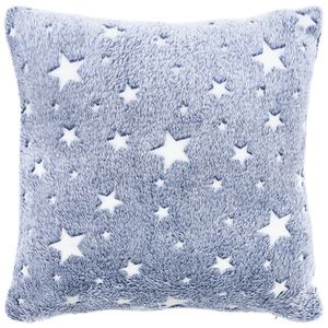 Față de pernă 4Home Starsluminoasă albastră, 40 x 40 cm imagine