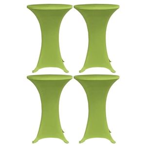 vidaXL Husă elastică pentru masă, 4 buc., verde, 70 cm imagine