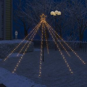 vidaXL Cascadă lumini pom Crăciun 2, 5 m interior/exterior 400 leduri imagine