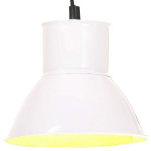 vidaXL Lampă suspendată, 25 W, alb, rotund, 17 cm E27 imagine