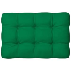 vidaXL Pernă pentru paleți, verde, 120x80x12 cm, textil imagine
