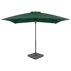 Umbrelă de exterior cu bază portabilă, verde imagine
