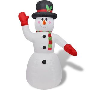 Om de zăpadă gonflabil, 240 cm imagine