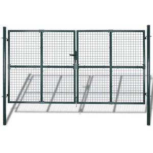Gard de grădină plasă, poartă gard grilaj, 289x200 cm/306x250 cm imagine