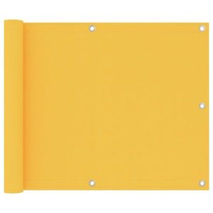 vidaXL Paravan de balcon, galben, 75 x 500 cm, țesătură oxford imagine