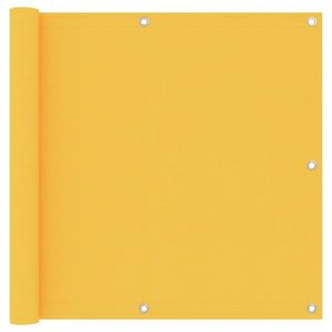 vidaXL Paravan de balcon, galben, 90 x 300 cm, țesătură oxford imagine