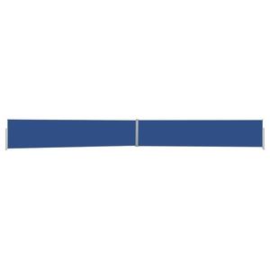 vidaXL Copertină laterală retractabilă de terasă, albastru, 170x1200cm imagine