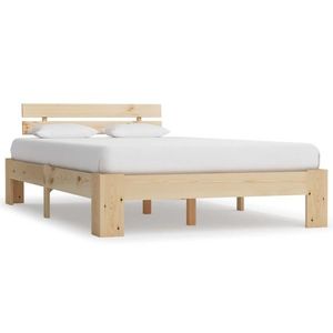 vidaXL Cadru de pat, 120 x 200 cm, lemn masiv de pin imagine