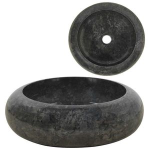 Chiuvetă din marmură 40 cm, negru imagine