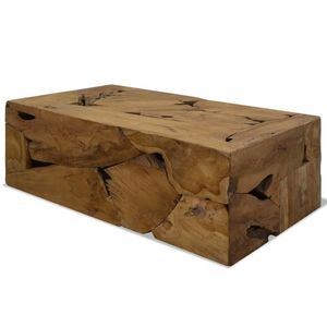 vidaXL Măsuță de cafea, 90 x 50 x 30 cm, lemn de tec natural, maro imagine