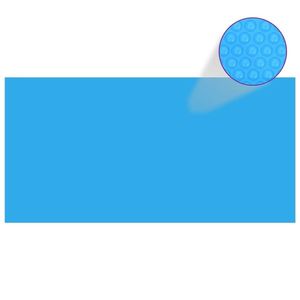 vidaXL Prelată piscină, albastru, 1200 x 600 cm, PE, dreptunghiular imagine