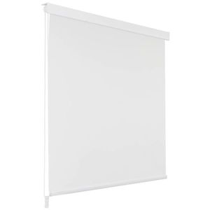 vidaXL Jaluzea roletă de duș, alb, 120x240 cm imagine