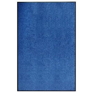 vidaXL Covoraș de ușă lavabil, albastru, 120 x 180 cm imagine