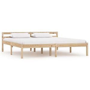 vidaXL Cadru de pat, 160 x 200 cm, lemn masiv de pin imagine