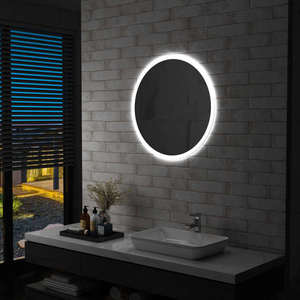 vidaXL Oglindă cu LED de baie, 70 cm imagine