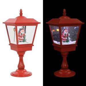 vidaXL Lampă cu moș Crăciun cu piedestal, LED, 64 cm imagine