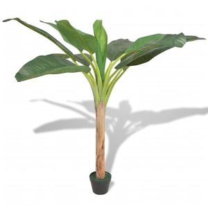 vidaXL Bananier artificial cu ghiveci, 150 cm, verde imagine