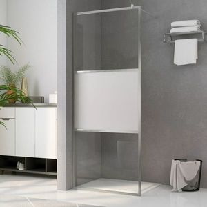 vidaXL Paravan de duș walk-in, 90 x 195 cm, sticlă ESG semi-mată imagine