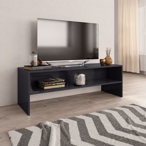 vidaXL Dulap TV, gri extralucios, 120x40x40 cm, lemn prelucrat imagine