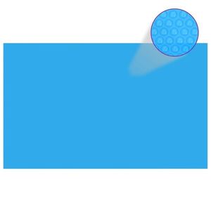 Prelată pentru piscină dreptunghiulară, 260 x 160 cm, PE albastru imagine