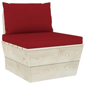 vidaXL Perne pentru canapea din paleți, 2 buc., roșu vin, textil imagine