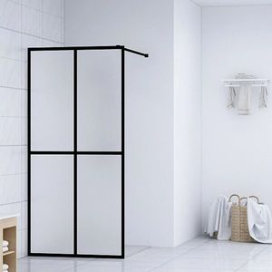 vidaXL Paravan de duș walk-in, 140x195 cm, sticlă securizată mată imagine