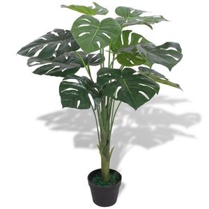 vidaXL Plantă artificială Monstera cu ghiveci 70 cm, verde imagine
