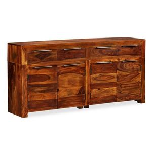 vidaXL Dulap din lemn masiv de sheesham, 160 x 35 x 75 cm imagine