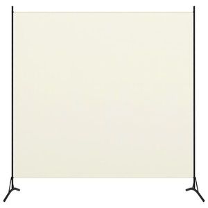 vidaXL Separator de cameră, alb, 175x180 cm, textil imagine