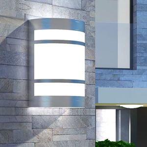 vidaXL Corp de iluminat exterior de perete, oțel inoxidabil imagine