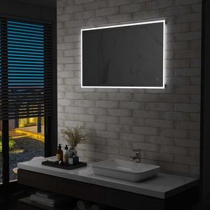 vidaXL Oglindă cu LED de perete de baie, cu senzor tactil, 100x60 cm imagine
