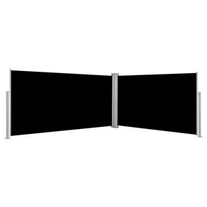 vidaXL Copertină laterală retractabilă, negru, 160 x 600 cm imagine