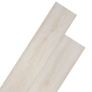 vidaXL Plăci de pardoseală, stejar alb clasic, 5, 26 m², 2 mm, PVC imagine