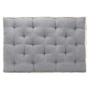 vidaXL Pernă pentru canapea din paleți, antracit, 120 x 80 x 10 cm imagine