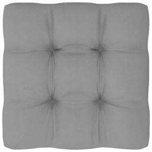 vidaXL Pernă pentru paleți, gri, 80x80x12 cm, material textil imagine